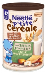 Nestlé P'tite Céréale From 12 to 36 Months With Whole Grains Hazelnut Biscuit Flavour 415g