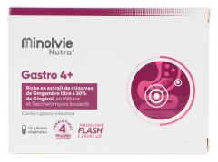 Minolvie Nutra' Gastro 4+ 15 Vegetable Capsules