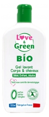 Love &amp; Green Gel de Lavagem Corporal &amp; Cabelo Bio 500 ml