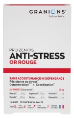 Granions Anti Stress Or Rouge 15 Comprimés