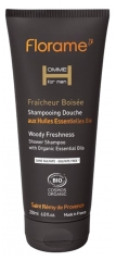 Champú de Ducha con Fragancia Amaderada bio 200 ml