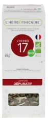 L'Herbôthicaire L'Herbô 17 Confort Dépuratif Complexe de Plantes pour Tisane Bio 50 g