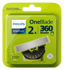 Philips OneBlade 360 2 Lames de Rechange QP420/50