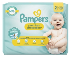 Pampers Premium Protection 30 Diapers Size 2 (4-8 kg)