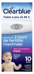 Clearblue Test di Ovulazione Digitale 2 Giorni 10 Unità