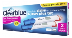 Clearblue Tests de Embarazo Detección Ultra Proceso Digital Lote de 2 Tests