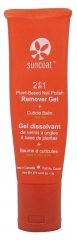 Suncoat Gel Dissolvant de Vernis à Ongles à Base de Plantes 50 ml + Baume à Cuticules 2 g