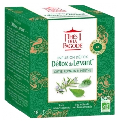 Ceaiurile Pagode Infuzie Detox Levant Bio 18 Plicuri