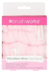 Brushworks 2 Bracelets de Lavage Microfibre