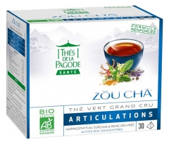 Thés de la Pagode Zou Cha Grand Cru Green Tea Joints Organic 30 Sachets