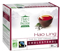 Thés de la Pagode Hao Ling Thé Pu-Erh Grand Cru Cholestérol Bio 30 Sachets