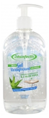 Désinfectis Gel Désinfectant Sans Rinçage à l'Aloe Vera 500 ml