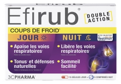 3C Pharma Efirub Kälteschock 15 Kapseln Tag + 5 Tabletten Nacht
