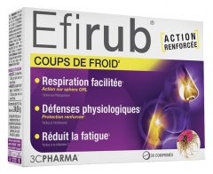 3C Pharma Efirub Coups de Froid 30 Comprimés