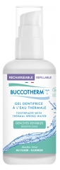 Buccotherm Zubn&iacute; Gel s Term&aacute;ln&iacute; Vodou pro Citliv&eacute; D&aacute;sně Bio Znovu Plniteln&yacute; 100 ml