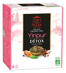 Herbaty Pagoda Yinpur Organic Grand Cru Detox Green Tea 18 Saszetek