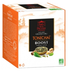 Herbaty Pagoda Tonichaï Green Tea Grand Cru Boost Organic 18 Saszetek