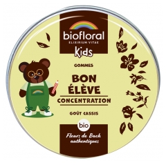 Biofloral Kids Gommes Bon Élève Concentration Bio 45 g
