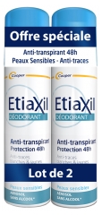 Etiaxil Deodorante Antitraspirante 48H Protezione Aerosol Confezione da 2 x 150 ml
