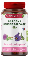 Superdiet Bardane Pensée Sauvage Bio 80 Comprimés