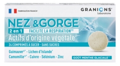 Granions Comprimés à Sucer Nez & Gorge 24 Comprimés