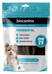 Biocanina Triodental Very Small Dogs 15 Strisce Vegetali
