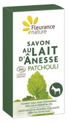Fleurance Nature Donkey Milk Soap Patchouli Organic 100 g