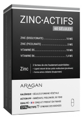 Aragan Synactifs ZincActifs 60 Gélules
