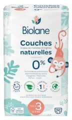 BIOLANE - Couches Taille 4 (7 - 18 kg) - Peaux Sensibles - Ultra-Absorbant,  Pas de Fuite, 12h au Sec - Pack 1 mois 132 couches - Ecoresponsables -  Fabriqué en France : : Bébé et Puériculture