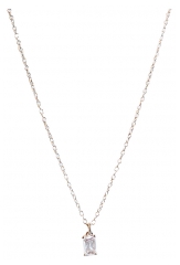 Colier Pharma Bijoux cu Cristal Alb &Icirc;ncrustat Hipoalergenic 36/42 cm