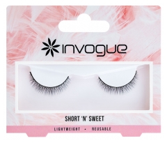 Invogue Dirbtinės Blakstienos Short'N'Sweet 1 Pora