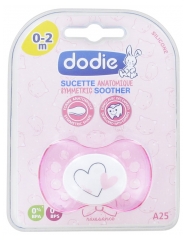 Dodie Anatomisk Silikonnapp 0-2 M&aring;nader N&deg;A25