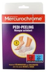 Mercurochrome Pedi-Peeling Masque Exfoliant 1 Paire