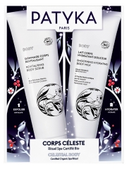 PATYKA Body Revitalising Body Scrub Organic 150ml + Smoothing Hydrating Body Milk Organic 150ml Free