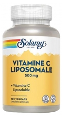 Solaray Vitamine C Liposomale 500 mg 100 Capsules Végétales