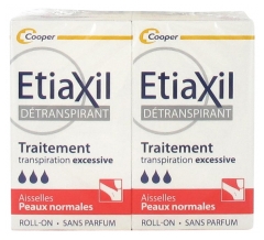 Etiaxil Détranspirant Traitement Transpiration Excessive Lot de 2 x 15 ml