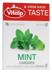 Vitalp Bezcukura Konfektes Piparmētra 25 g