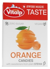 Vitalp Caramelle All'arancia Senza Zucchero 25 g