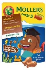 Möller's Omega-3 P'tits Poissons 36 Gommes