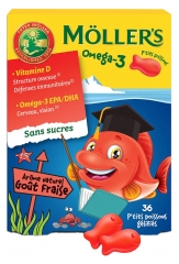 Möller's Omega-3 Lil' Fishes 36 Gummies