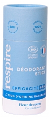 Oddychaj Organiczny Dezodorant w Sztyfcie z Kwiatów Bawełny 50 g