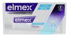 Elmex Émail Professional Blancheur-Émail Lot de 2 x 75 ml