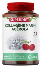 Superdiet Collagène Marin &amp; Acérola 180 Comprimés