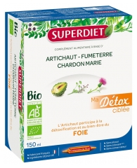 Superdiet Ma Détox Ciblée Foie Bio 10 Ampoules