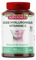 Superdiet Acide Hyaluronique Vitamine C 150 Gélules