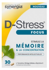 Synergia D-Stress Focus 30 Comprimés