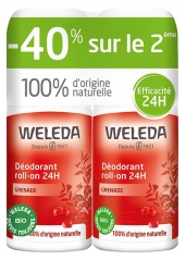 Weleda Pomegranate Deodorant Roll-on 24H Zestaw 2 x 50 ml