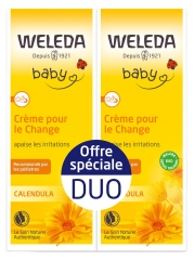 Weleda Baby Crème pour le Change Calendula Lot de 2 x 75 ml