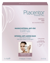 Placentor Végétal Máscara Integral Antiedad 3 x 35 g