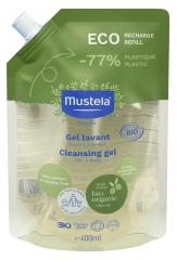 Mustela Organic Cleansing Gel Eco-Refill 400ml
